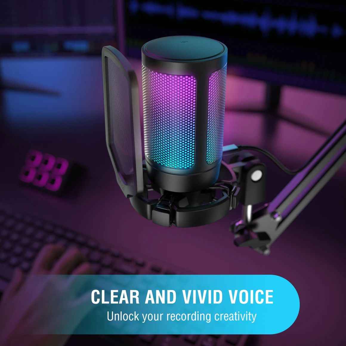 RGB USB Gaming Microphone Kit