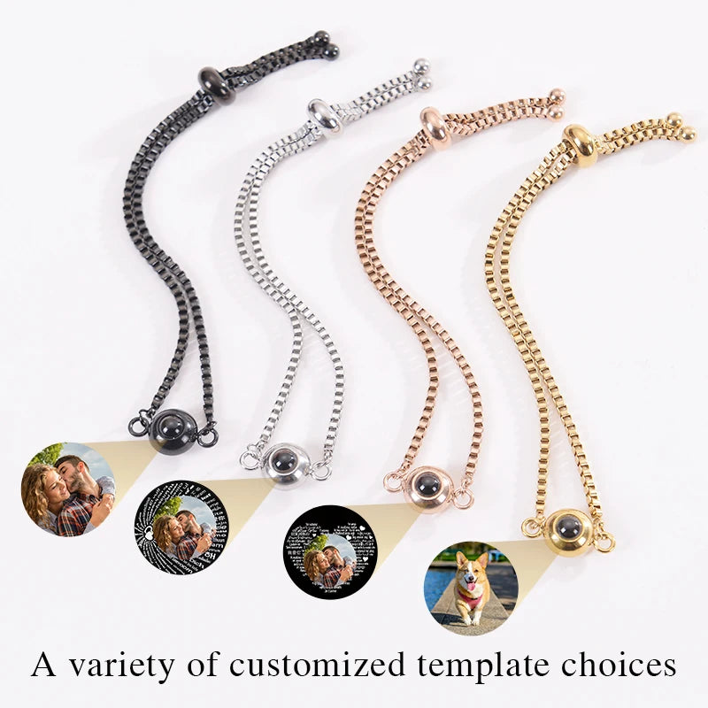 Personalized Projection Photo Bracelet