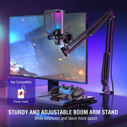 RGB USB Gaming Microphone Kit