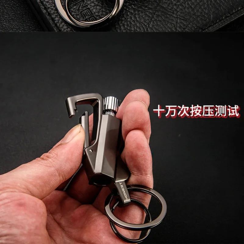 Portable Metal Match Lighter Keychain