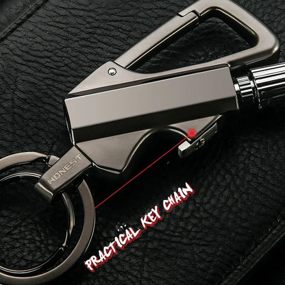 Portable Metal Match Lighter Keychain